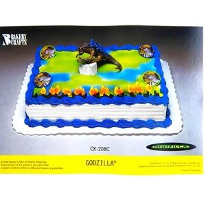 1 DecoPac-Godzilla Cake Topper Kit.